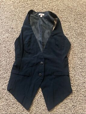 Xhilaration Black Tailored Vest